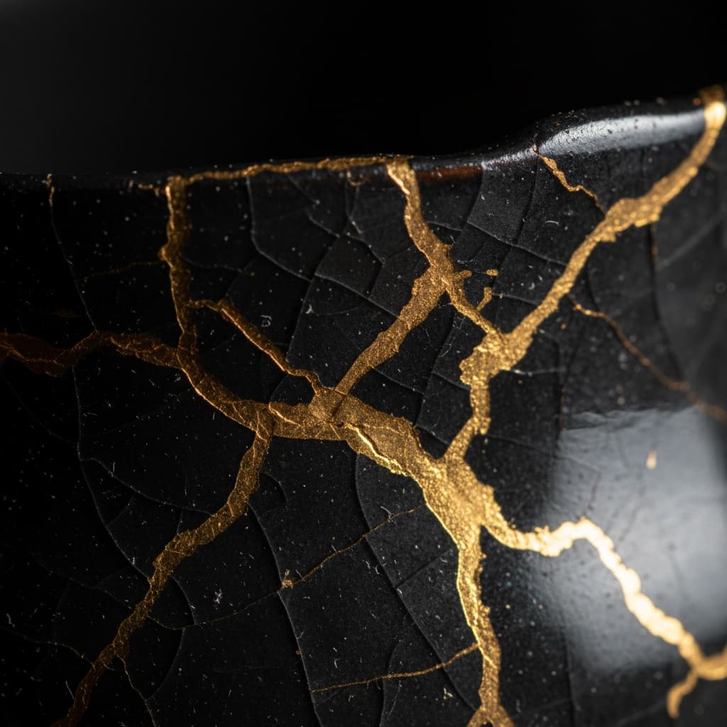 AI generated kintsugi artwork
