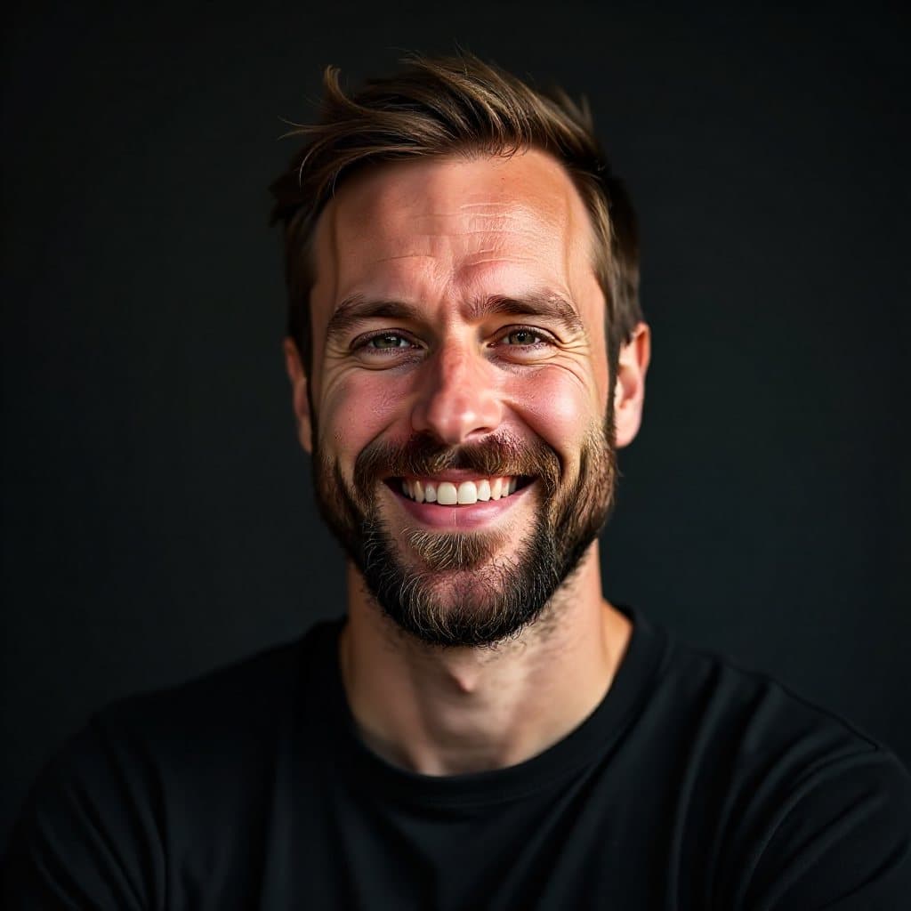 Original selfie used for an AI photo